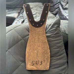 CHUCKS WOODBARN ROUNDABOUT BOOT JACK IN CHOCOLATE PERSONALIZED "GUS"